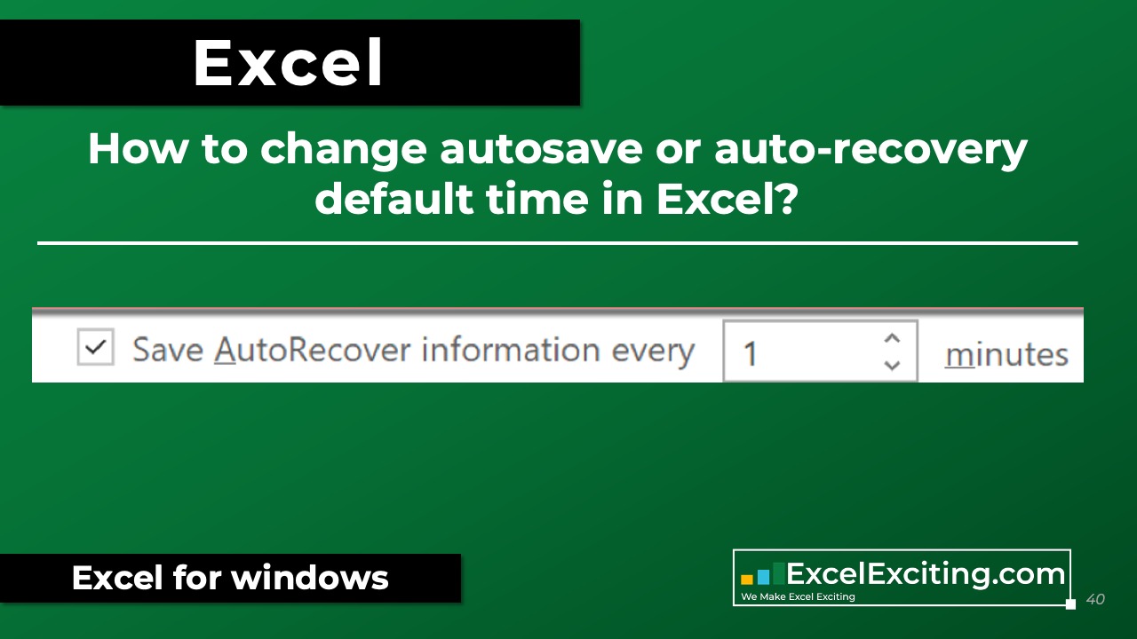 Does Excel Autosave By Default